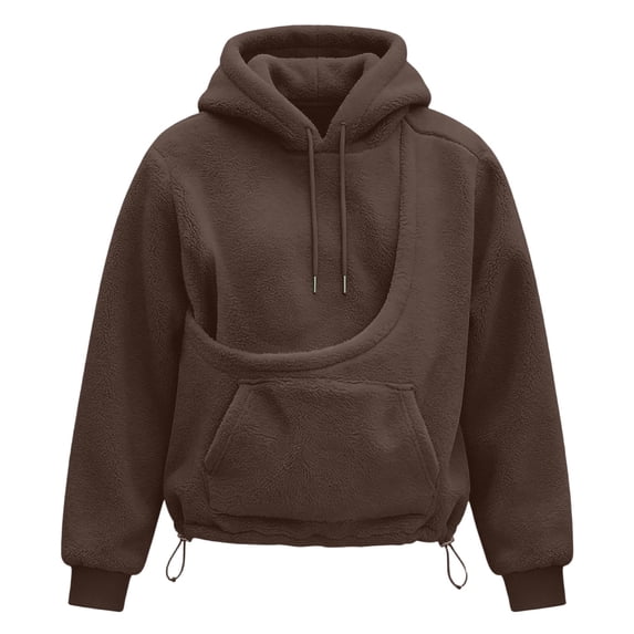 TGPMGRZ Cat Pouch Hoodie for Women with Pocket Dog Pouch Sweatshirts Pet Carrier Animal Holder Pullover Hoodies