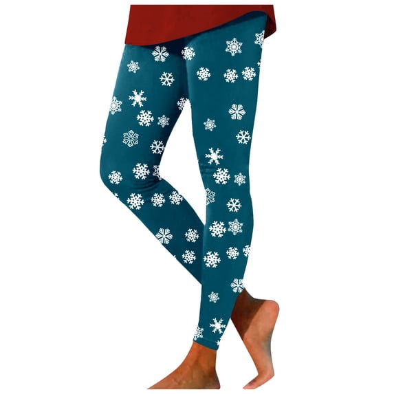 TGPMGRZ Christmas Leggings for Women Lined Soft Stretchy Christmas Gifts, S-XXL