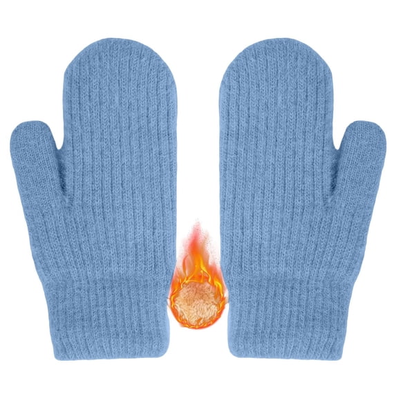 TGPMGRZ Cozy Winter Mittens with Warm for Outdoor Activities Thermal Cold Weather Hand Cover Soft Fuzzy Thick