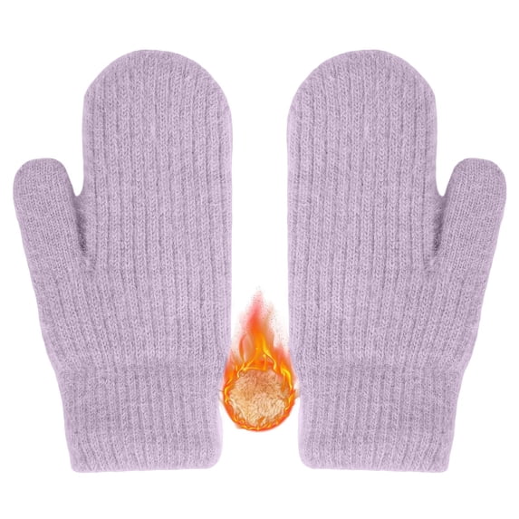 TGPMGRZ Cozy Winter Mittens with Warm for Outdoor Activities Thermal Cold Weather Hand Cover Soft Fuzzy Thick