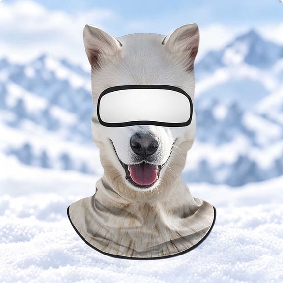 TGPMGRZ Dog Ski Mask 3D Animal Face Ski Balaclava Funny for Skiing, Biking and Outdoor Workouts