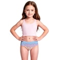 thumbnail image 1 of TGPMGRZ Girls Bikini Bottoms Sun Protection Quick Drying Stretchy Swimsuit Ice Cream Summer Pool Beach Bathing Suit (Light Purple & 5-6 Years), 1 of 8