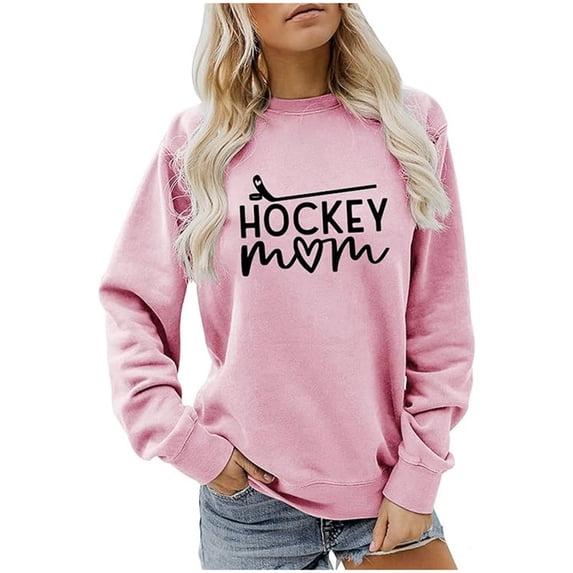TGPMGRZ Grandma Sweatshirts for Women Long Sleeve Shirts Mama Pullover Tops #02 Pink, Size XXL