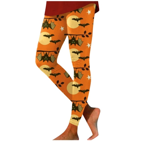 TGPMGRZ High Waisted Halloween Leggings for Women Fashion Printed, S-XXL