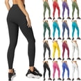 thumbnail image 1 of TGPMGRZ High Waisted Leggings for Women Tummy Control Shapewear Leggings Compression Workout Yoga Pants White Size XXL, 1 of 9