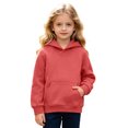 thumbnail image 1 of TGPMGRZ Hoodies for Girls Toddler Kids 2T-13Y Casual Soft Fall Winter Pullover Tops, 1 of 4