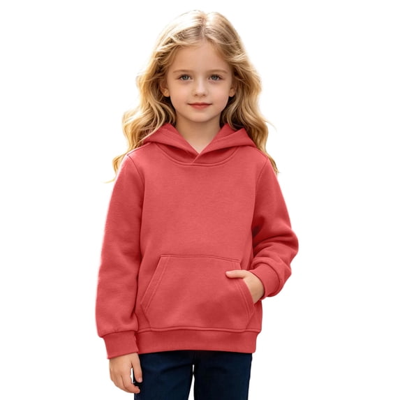 TGPMGRZ Hoodies for Girls Toddler Kids 2T-13Y Casual Soft Fall Winter Pullover Tops