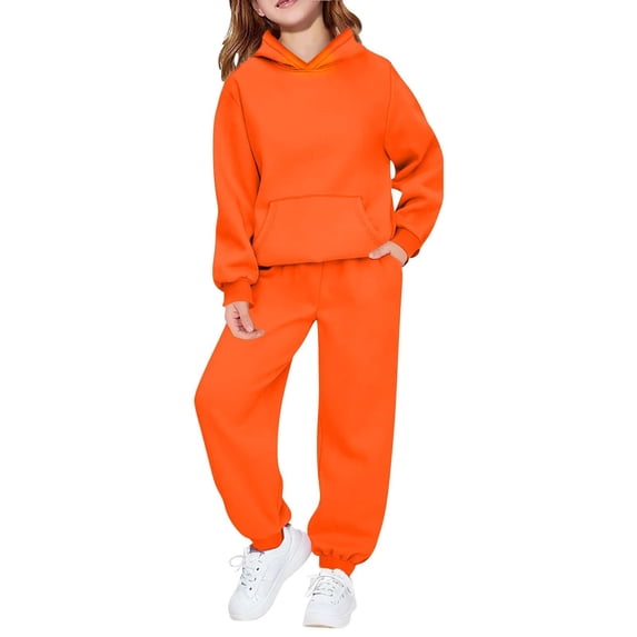 TGPMGRZ Hoodies for Kids Hooded Sweatshirts with Pockets, Solid Color Fall Winter Clothes
