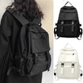 thumbnail image 1 of TGPMGRZ Lightweight School Bag Casual Daypack College Laptop Backpack Travel Rucksack for Sports High School Middle Bookbag (Black), 1 of 8