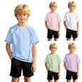 thumbnail image 1 of TGPMGRZ Neon Shirts for Girls Quick Drying Rashguard Water Shirts Summer Holiday Purple 9-10 Years, 1 of 6