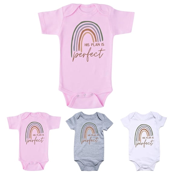 TGPMGRZ Baby Boys Girls Bodysuit Short Sleeve Funny Letters Print Romper Reveal Pregnancy Announcement Clothes Grey 0-3 Months