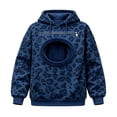 thumbnail image 1 of TGPMGRZ Pet Pouch Hoodie for Women Leopard Print Cat Pouch Warm Hooded Sweatshirt, 1 of 5