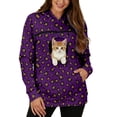 thumbnail image 1 of TGPMGRZ Pet Pouch Hoodie for Women with Kangaroo Pocket Cat Dog Carrier Hoodies Leopard Printed, 1 of 7