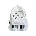 thumbnail image 1 of TGPMGRZ Piano Backpack Whimsical Twee Backpack Y2k Cute Bookbag Medium Daypack Cutecore Supplies #03 White, One Size, 1 of 4
