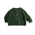 thumbnail image 1 of TGPMGRZ Toddler Baby Knit Cardigan Sweater, Soft Cozy Crewneck Long Sleeve Tops, 1 of 6