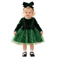 thumbnail image 1 of TGPMGRZ Toddler Christmas Dresses Girls Tutu Skirt with Bow Headband Xmas Holiday Outfits, 1 of 8