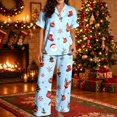 thumbnail image 1 of TGPMGRZ Women's Christmas Pajamas Set Long Sleeve Comfort Fit Matching Set, 1 of 7