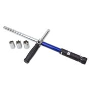 TGR 1/2  Dr Cross Type Lug Nut Torque Wrench 70-170 NM Micro-Adjustment 17, 19, 21 mm Sockets