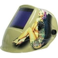 thumbnail image 1 of TGR Extra Large View True Color Auto Darkening Welding Helmet - 4"W x 3.65"H (Tattoo), 1 of 9