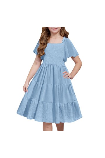 slim fit dress slacks Tween Dresses | Girls Cap-Sleeve Dress | Design History main image 1