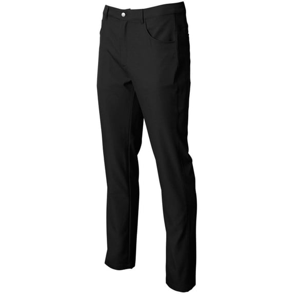 TGW Men's 5 Pocket Stretch Waist Golf Pants for Golfing Black 34 36