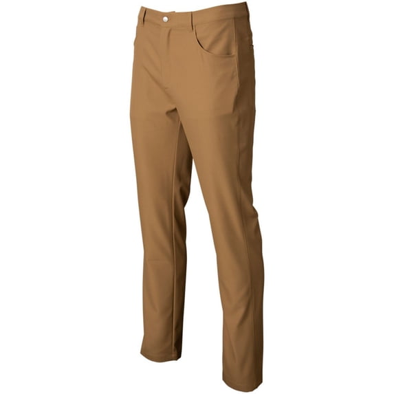 TGW Men's 5 Pocket Stretch Waist Golf Pants for Golfing Tan 32 42