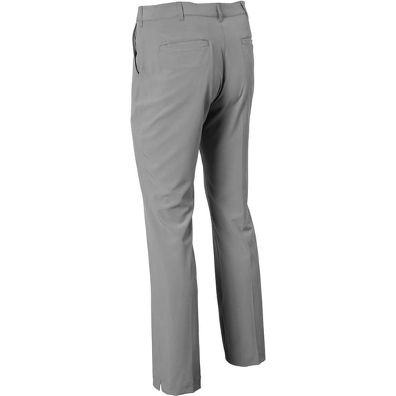 TGW Men's Flat Front Stretch Waist Performance Golf Pants for Golfing Grey 32 33