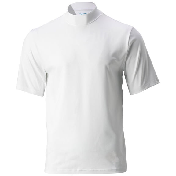 TGW Mens Solid Performance Golf Mock White L