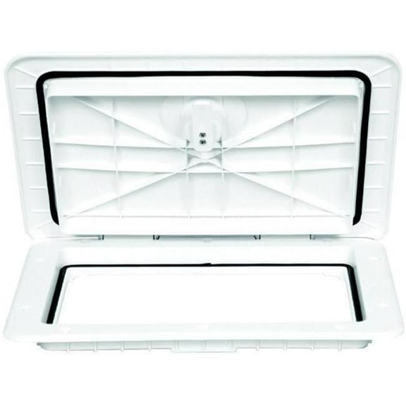 TH Marine 11 x 15 in. Non-locking Hatch, Polar White