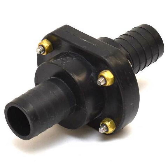 TH Marine Boat Inline Scupper Check Valve ILS-1200 | 1 1/8 Inch