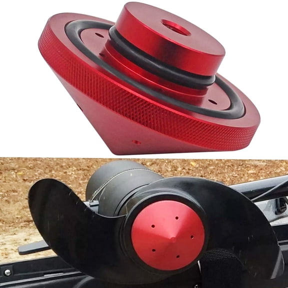 TH Marine G-Force Trolling Motor Prop Nut - Red