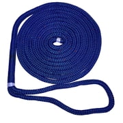 NEW ENGLAND ROPE 3/8" X 15 NYLON DOUBLE BRAID DOCK LINE