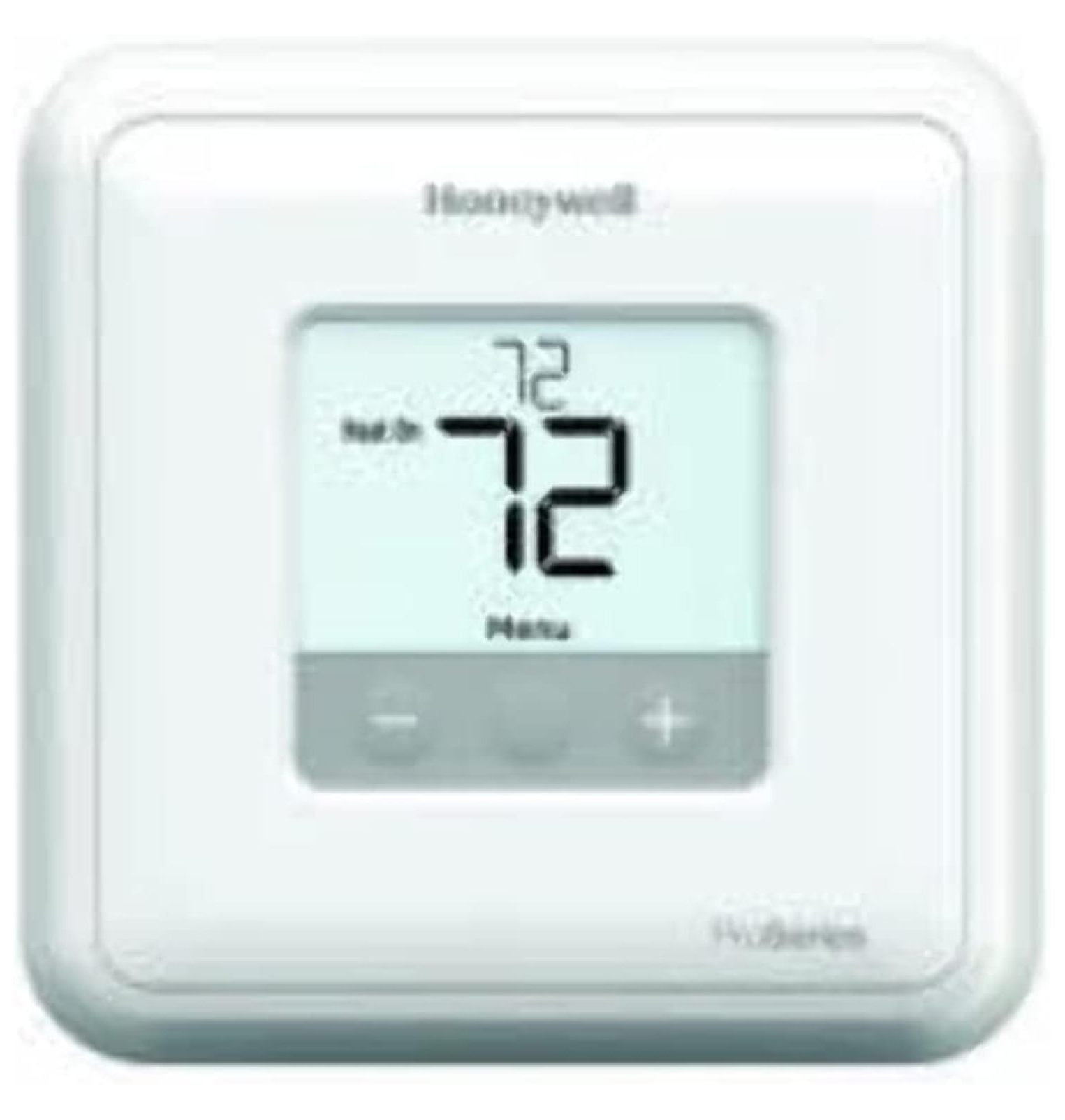 White Digital Non-Programmable Square Thermostat with LCD Display