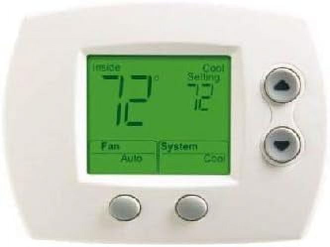 White Digital Non-Programmable Thermostat with Backlit Display