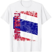 THAILAND Flag Vintage Distressed THAILAND T-Shirt