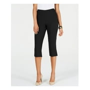 THALIA SODI $59 Womens New Black Hardware Pants Cropped Wear To Work Pants S B+B