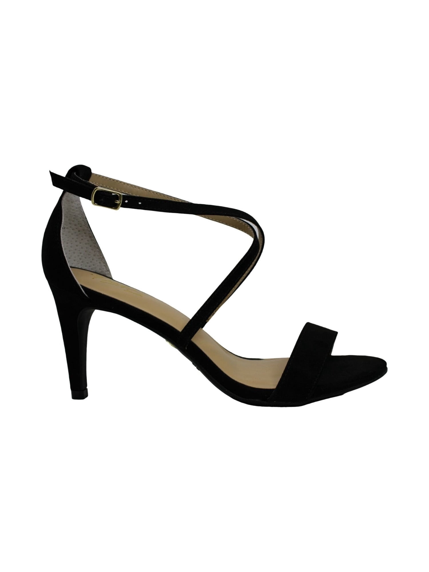 INC Womens Black Sadelle Pointed Toe Stiletto Buckle Dress Pumps Shoes M