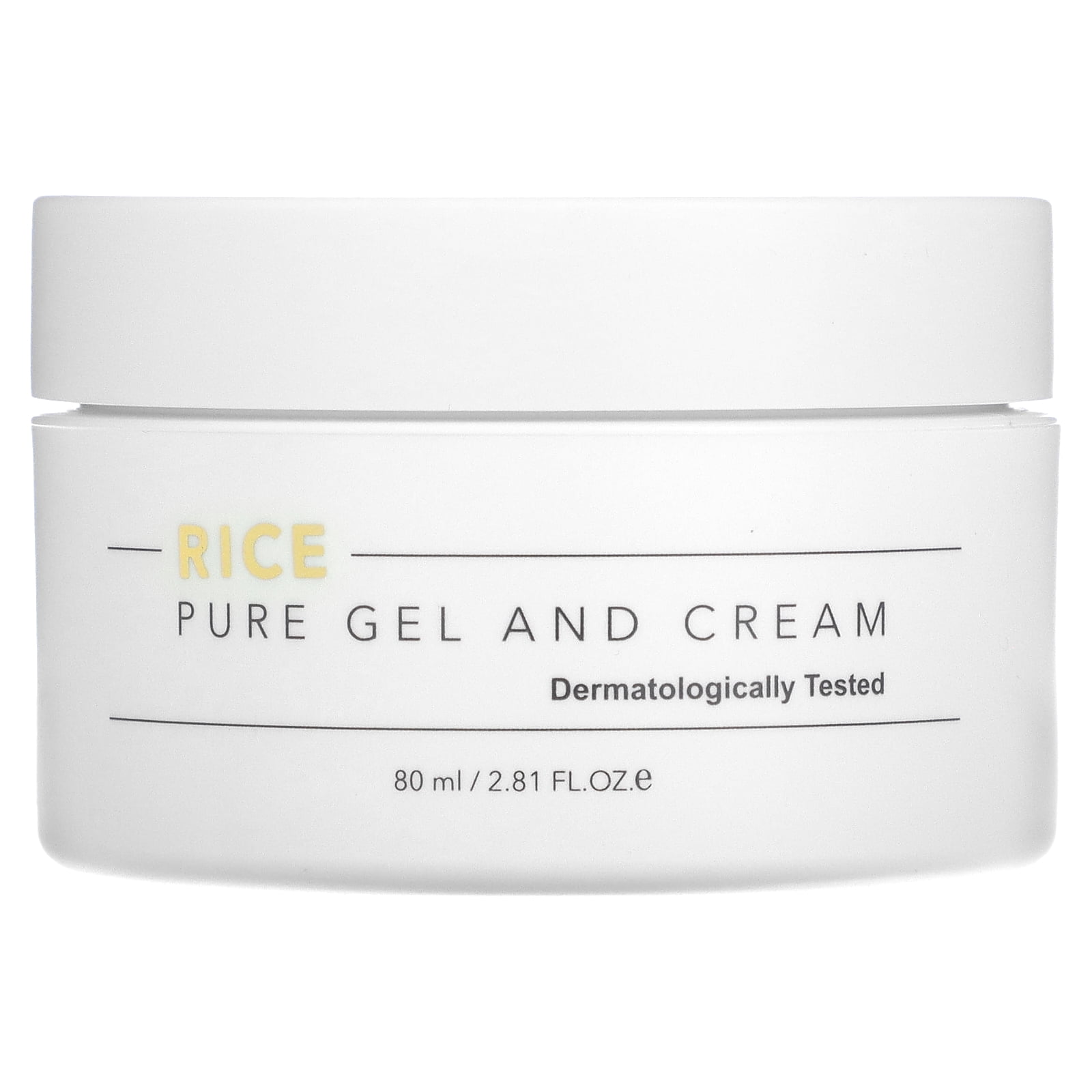 THANK YOU FARMER Rice Pure Gel and Cream 80ml (2.81 Fl Oz), Face Moisturizer for dry skin