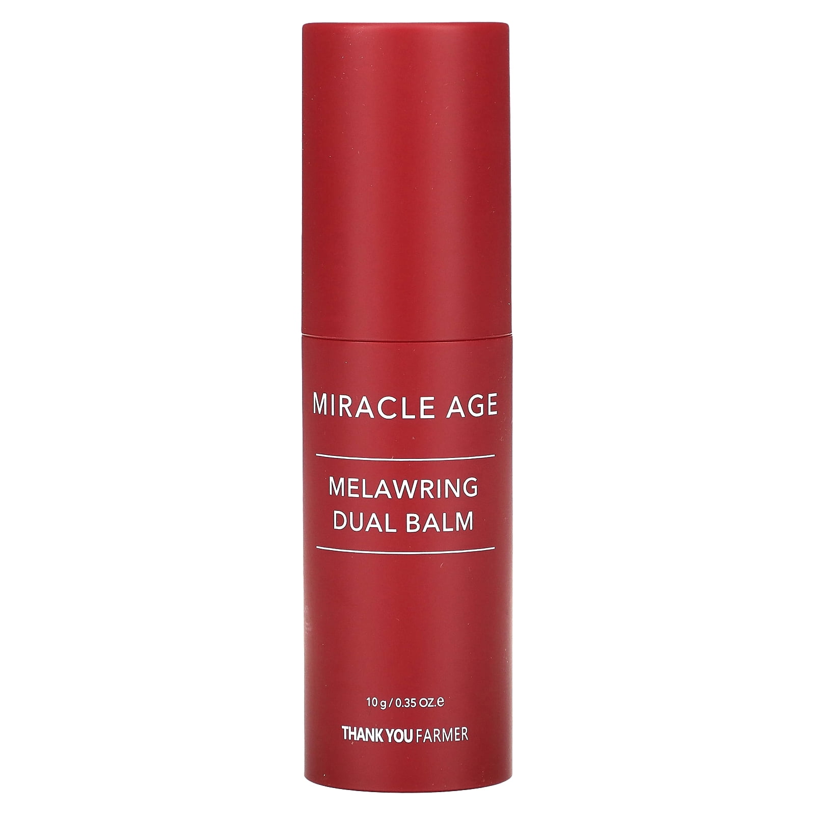 THANKYOU FARMER Miracle Age Melawring Dual Balm, 0.35oz (10g), Korean Wrinkle Balm Stick, Korean Eye Cream for Face