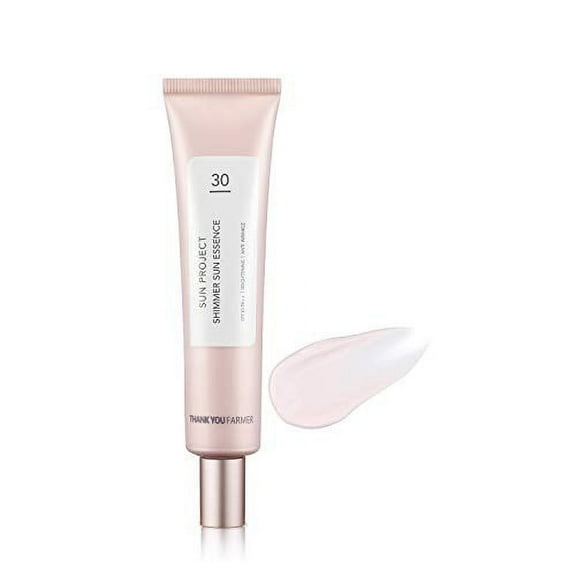THANKYOU FARMER Sun Project Shimmer Sun Essence SPF30 PA++ | 1.40 Fl Oz (40ml)