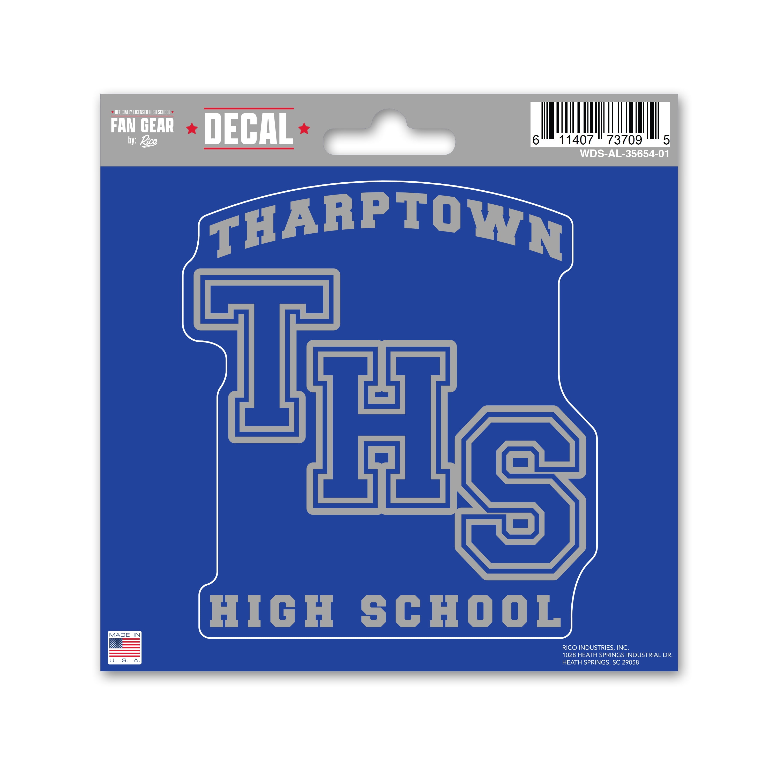 THARPTOWN HIGH SCHOOL 5" DECAL