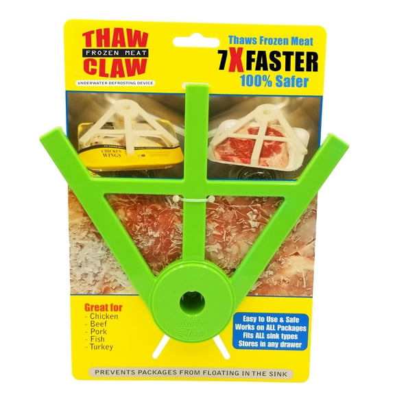 THAW CLAW (GREEN) Helps thaw frozen meat 7X Faster & 100% Safer