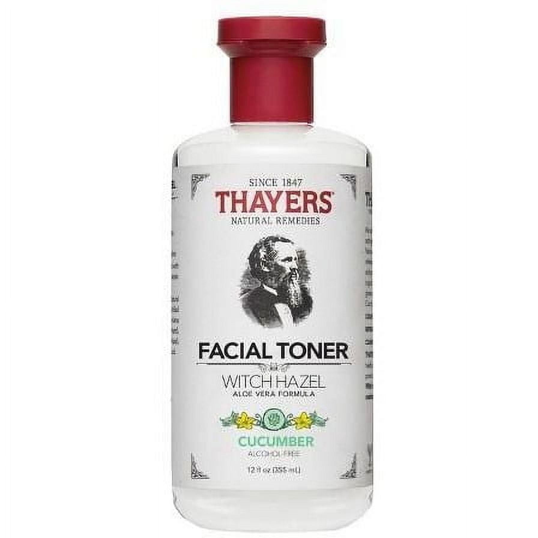 THAYERS AlcoholFree Cucumber Witch Hazel Facial Toner with Aloe Vera Formula 12 oz