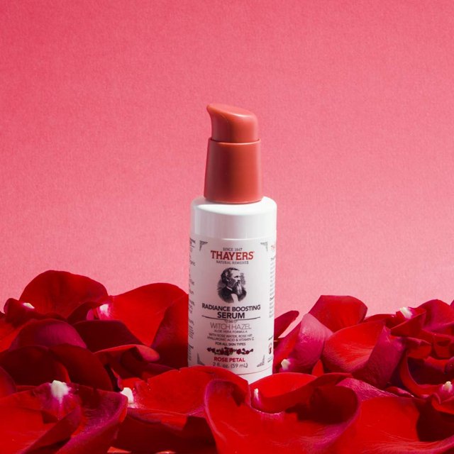 THAYERS Rose Petal Radiance Boosting Serum with Hyaluronic Acid and