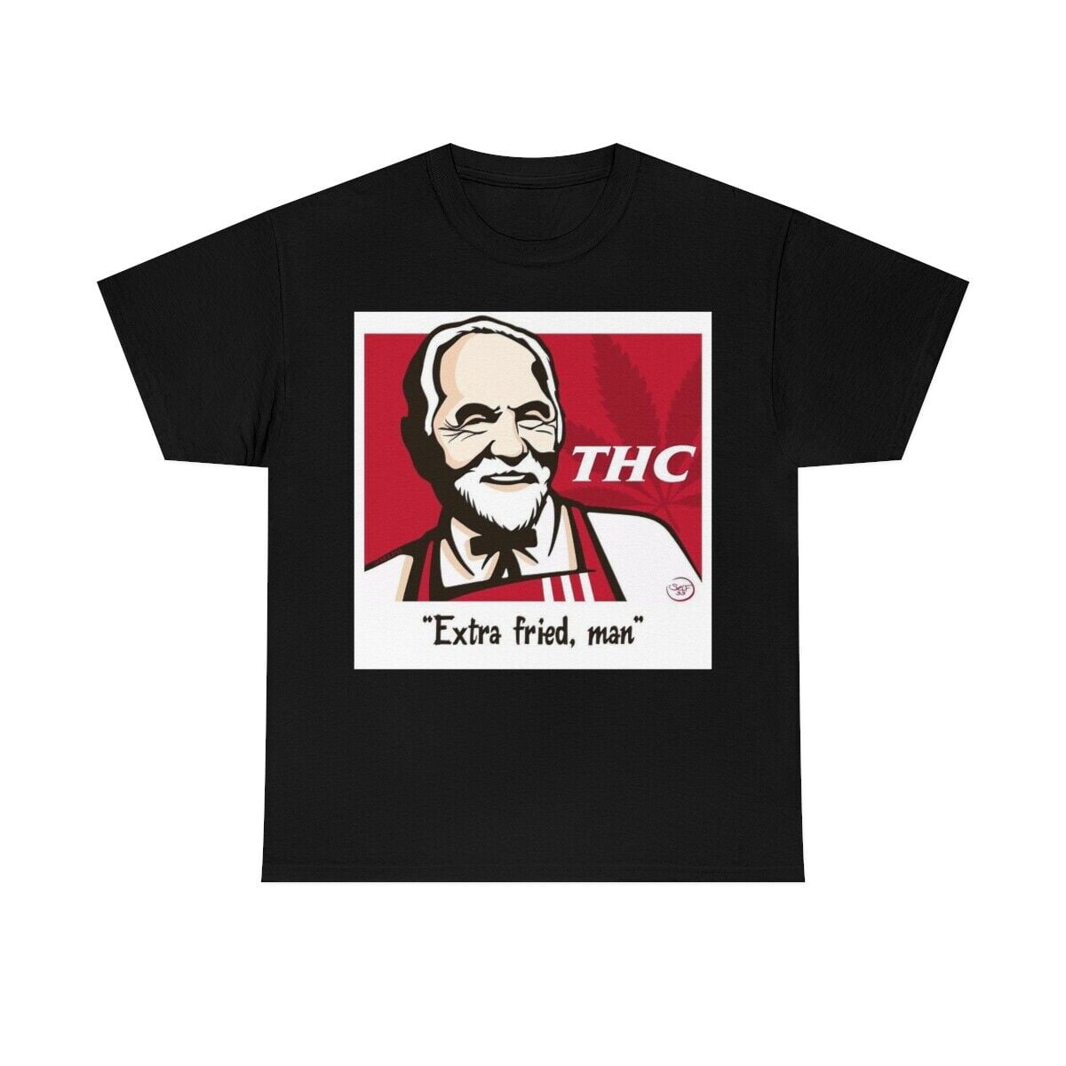 THC Extra Fried Man Tommy Chong Men's Short Sleeve T Shirt - Walmart.com