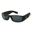 thumbnail image 1 of THC Slim Rectangular Marijuana Weed Leaf Badge Wrap Around Sunglasses, 1 of 3