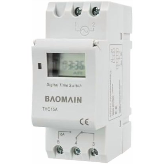 THC15A AC 220V - 240V Digital LCD Power Programmable Timer Time Switch ...