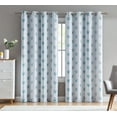 thumbnail image 1 of THD Arrow Print Thermal Room Darkening Blackout Energy Efficient Window Curtain Grommet Panels - Pair, 1 of 29