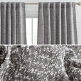 thumbnail image 1 of THD East Jacquard Slub Texture - Privacy Curtains with Back Tab Rod Pocket Lightweight Window Curtains Drapery Panels for Bedroom, Dining Room & Living Room, 2 Panels (52 x 84 Inch, Grey), 1 of 6