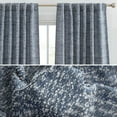 thumbnail image 1 of THD East Jacquard Slub Texture - Privacy Curtains with Back Tab Rod Pocket Lightweight Window Curtains Drapery Panels for Bedroom, Dining Room & Living Room, 2 Panels (52 x 84 Inch, Navy Blue), 1 of 6
